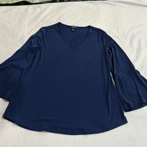 Jones New York Navy Women's Blouse
